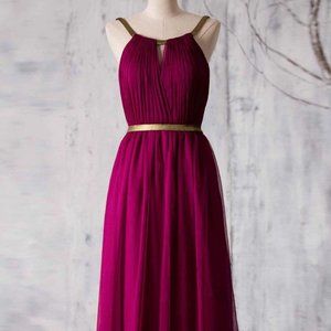 NWT A-line formal floor length chiffon dress